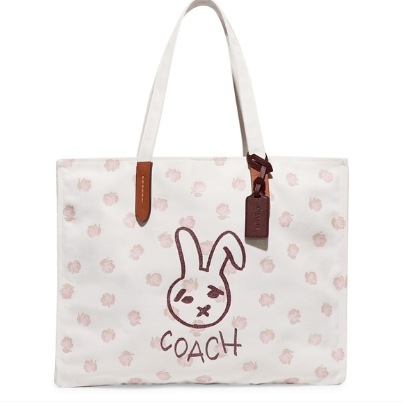 Coach | Bags | Coach Bunny Graphic Tote Bag | Poshmark